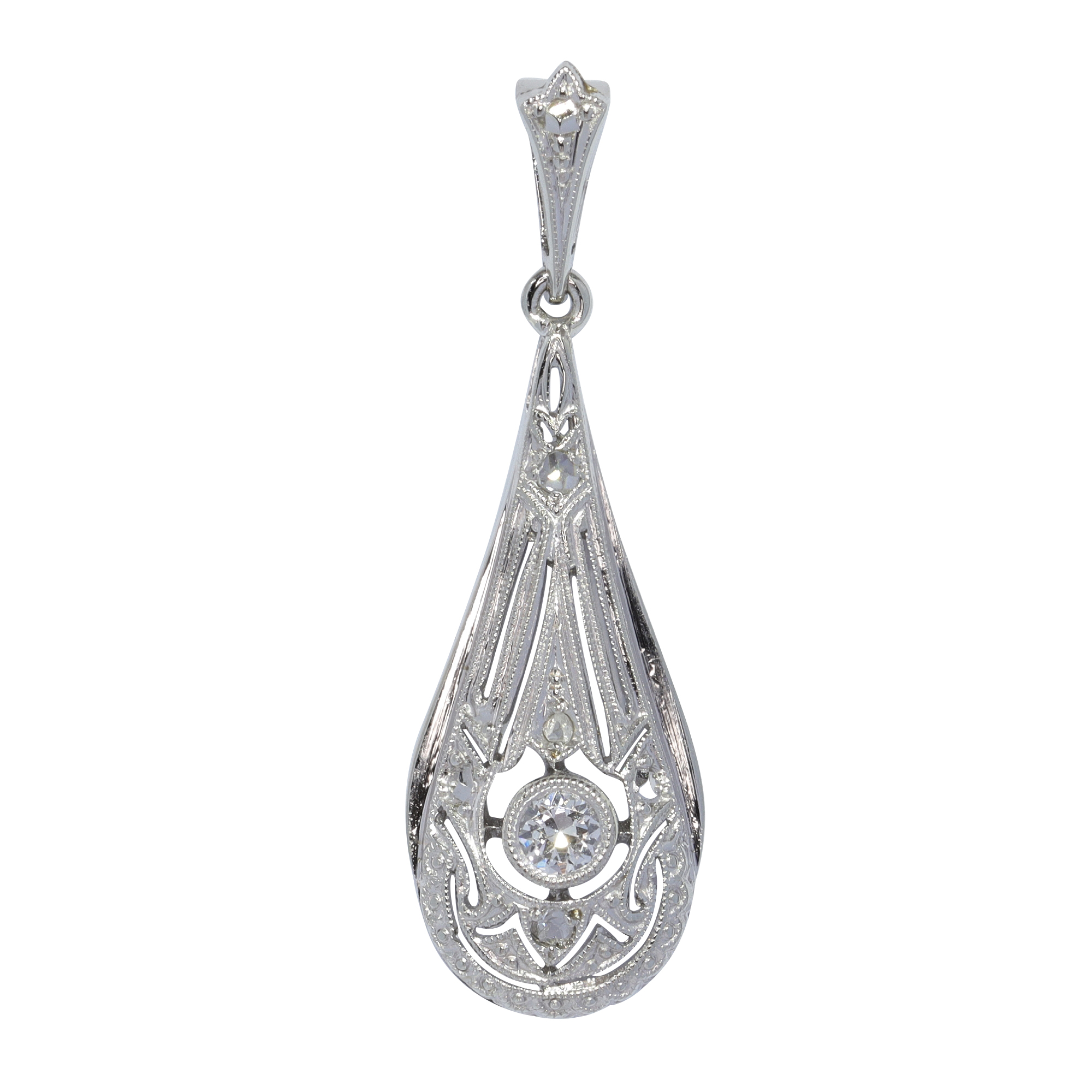Vintage 1920's Edwardian/Art Deco diamond pendant